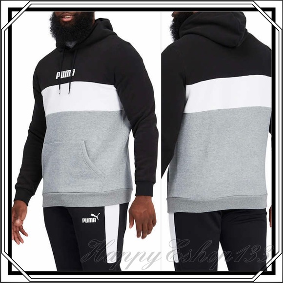 Puma Men's Double Down Hoodie Pullover Sweatshirt - Picture 14 of 14